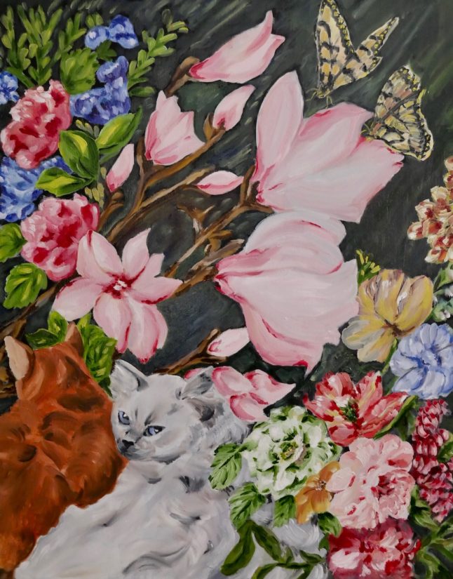 cats, flowers and fauna